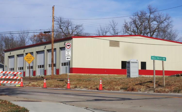 The new Pawnee City Fire Hall as it stands now. Ray Kappel/Republican