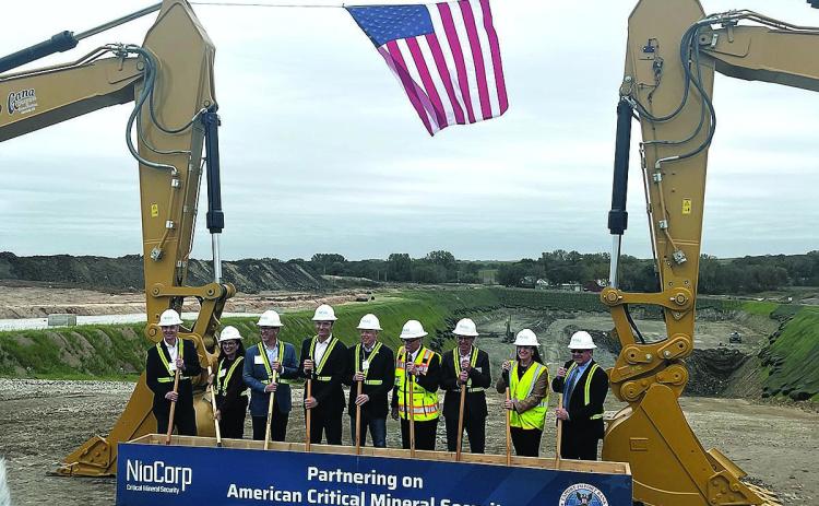 State and Federal leaders gather at the Elk Creek Mine Site