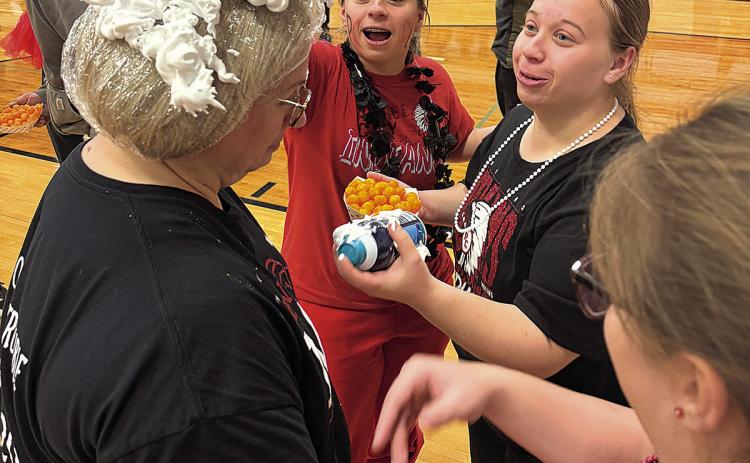 (L to R) Bridget Gyhra with Ericca, Denielle and Breonna