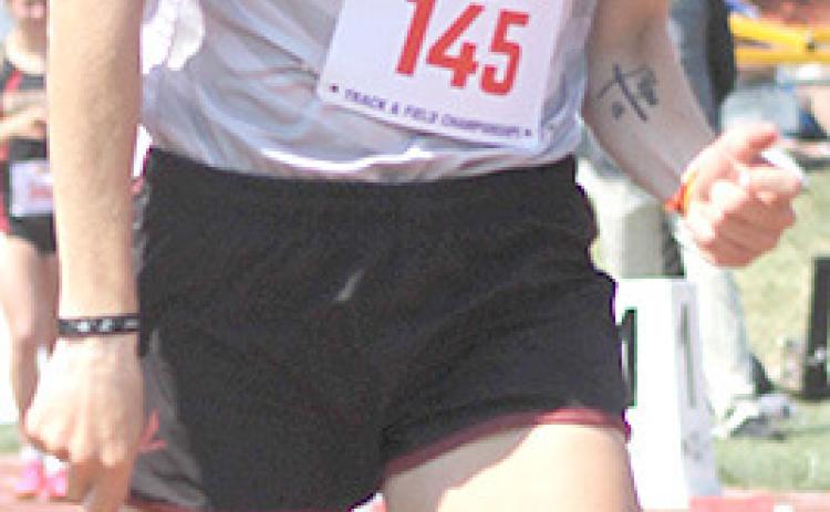 LHS’ Katelyn Sanders in the 100 M. Dash.