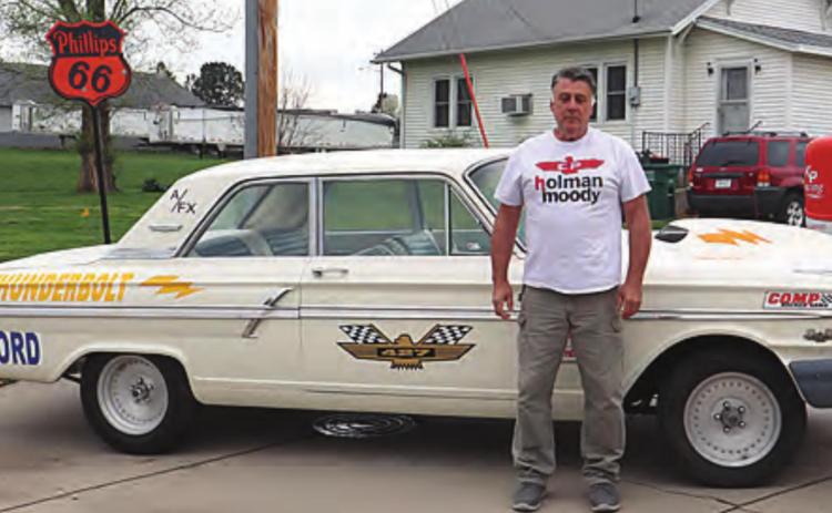 Larry Kuhl with his 1964 Fairlane was at the Cars and Coffee event recently. Ray Kappel/Republican