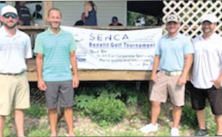 1st Flight – 1st Place: Sunneberg Team (L to R: Trevor Jasa, Kyle Schizas, Matt Wilmers, Mark Sunneberg, Jr.)