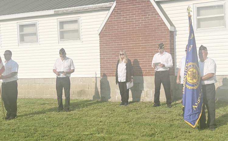 American Legion Disposes of Flags
